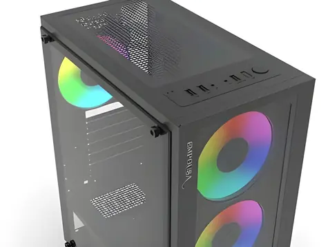 INCA Empousa černá / Mid-Tower / ATX / 1x USB 3.0 & 2x USB 2.0 / 2x 3,5