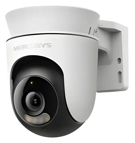 Mercusys MC510 bílá / Venkovní otočná IP kamera / 2K / Wi-Fi / microSD 512GB / noční vidění / IP65