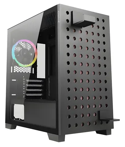AZZA Elise 140 černá / Skříň / Micro ATX, ITX / ARGB / Tvrzené sklo / bez zdroje