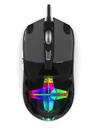 Inca IMG-355GX černá / Herní myš / drátová / optická / 7200 DPI / 6 tlačítek / RGB