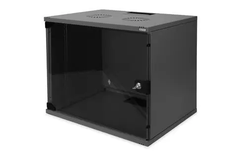 Digitus SOHO / Nástěnný rozvaděč / 9U / 540x400 mm / skleněné dveře / do 60 kg