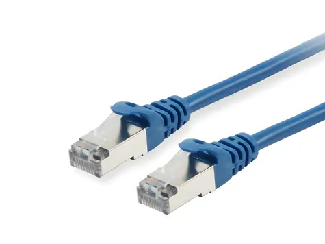 Equip Cat6 S/FTP 15 m modrá / Patch kabel / RJ-45 / PoE+ / LSZH