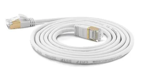 Wantec bílá / Patch kabel / Cat7 S/FTP / 1 m / RJ-45