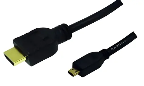 LogiLink HDMI na micro HDMI černá / Kabel / HDMI Typ A - HDMI Typ D / 2 m