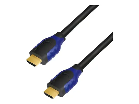 LogiLink HDMI 2.0 černá / HDMI kabel / 4K/60 Hz / pozlacené konektory / 5 m