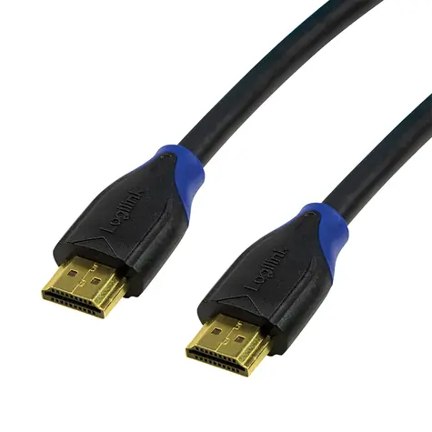 LogiLink černá / HDMI kabel / HDMI 2.0 / 4K/60Hz / pozlacené konektory / 10 m
