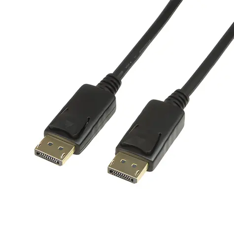 LogiLink DisplayPort 5 m černá / Kabel / DisplayPort 1.2 / 4096x2160 / 60 Hz