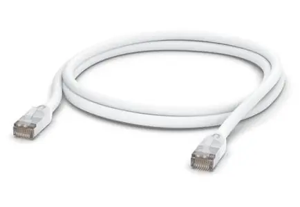 Ubiquiti UniFi Patch CAT5e venkovní kabel STP 2m bílá / AWG 24 / TPE plášť