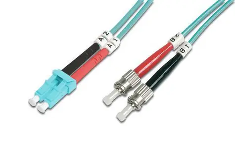 Digitus Optický patch kabel LC-ST / Multimode OM3 / Duplex / 50/125 µm / 5 m