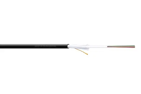 Digitus optický kabel U-DQ(ZN)BH 50/125 černý / Optický kabel / OM3 / Multi-mode / 12 vláken / LSZH