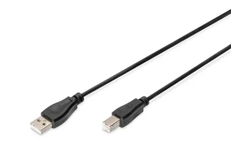 Digitus USB 2.0 A-B 1,8 m černý / Kabel / 480 Mbit/s