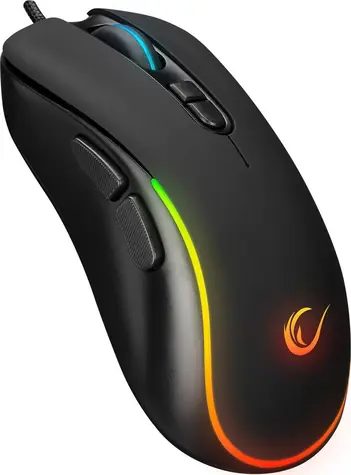 Rampage X-JAMMER V2 černá / Herní optická myš / 12800 DPI / RGB / drátová