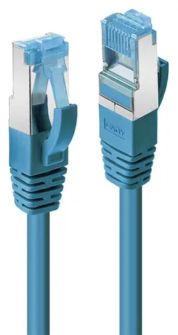 Lindy Cat6A S/FTP PIMF LSZH modrý 7,5 m / Patch kabel / RJ45-RJ45 / 500 MHz