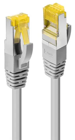 Lindy patch kabel Cat7 S/FTP šedá / Patch kabel / RJ-45 / LSZH / 15 m / 600 MHz
