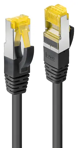 Lindy černá / Patch kabel / Cat6a U/UTP / 3 m / RJ-45 / 10 ks