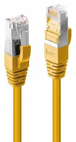 Lindy Cat6a S/FTP 2 m žlutá / Patch kabel / RJ-45 / LSZH / 500 MHz