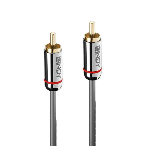 Lindy Cromo Line antracitová / Audio kabel / Digitální koaxiální / Cinch-Cinch / 2 m