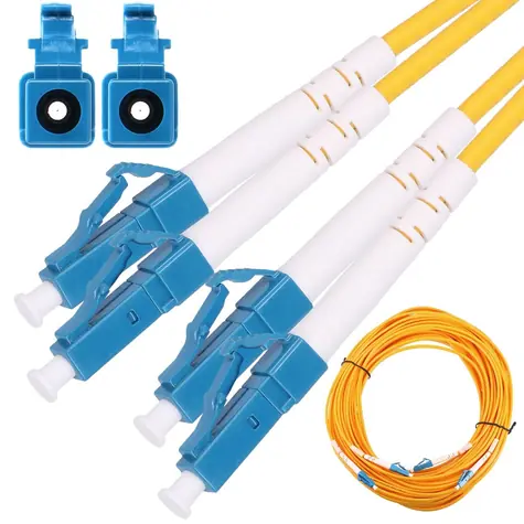 Extralink LC/UPC-LC/UPC / Patchcord / Jednomódový / Duplex / G652D / 0,5 m
