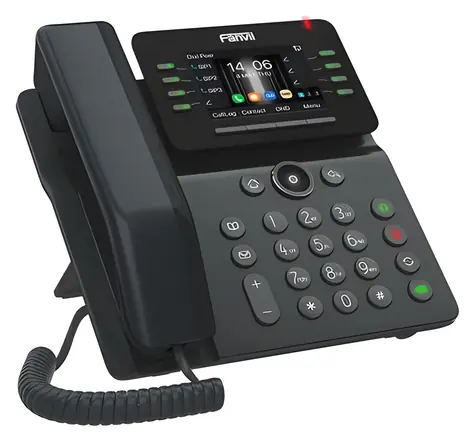 Fanvil V63 / IP telefon / 6 SIP linek / PoE / Wi-Fi / Bluetooth / LCD 2,8”