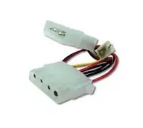Digitus napájecí kabel pro CPU ventilátor / Kabel / Molex 4-pin - Molex 4-pin + Fan 3-pin / 0,3 m