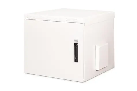 Digitus Outdoor 9U šedá / Nástěnný rozvaděč / 600x600 mm / IP55 / nosnost 100 kg