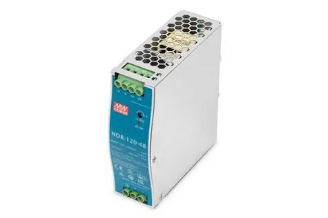 Digitus DIN lištový napájecí zdroj 48V DC 120W / Napájecí zdroj / DIN lišta / Kovové pouzdro / -20 až 60 °C