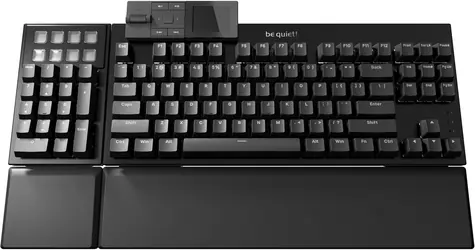 be quiet! DARK MOUNT SILENT TACTILE černá / Mechanická klávesnice / USB / RGB / Displej