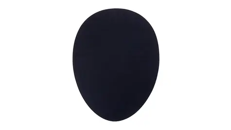 BakkerElkhuizen The Egg Ergo černá / Podložka pod myš / ergonomická / 230 × 300 mm
