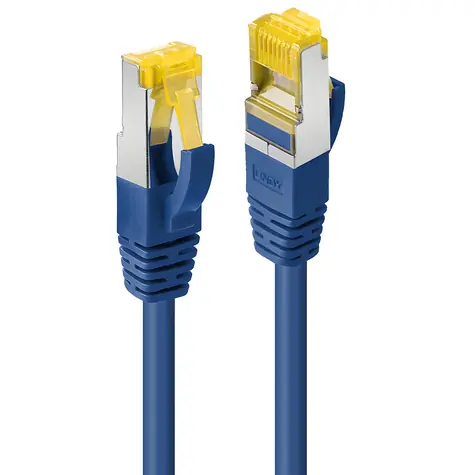 Lindy Cat7 modrá / Patch kabel / S/FTP / RJ-45 / 2 m / LSZH / 600 MHz