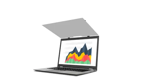 3M COMPLYCR Upevňovací systém bezrámečkových filtrů / Upevňovací systém / Pro notebooky / Min. úhlopříčka 12,1”