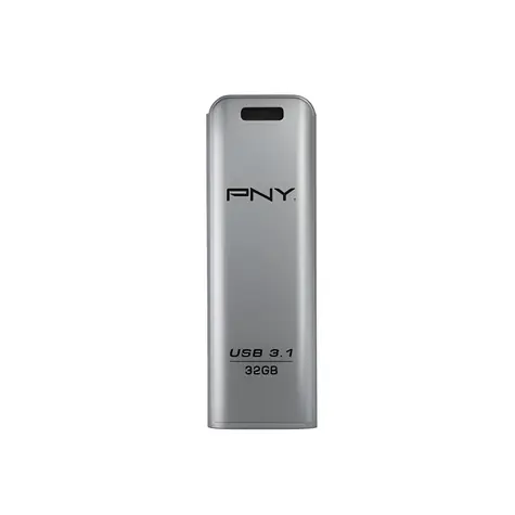 PNY Elite Steel 32GB / Flash disk / USB 3.1 Gen1 / čtení 20 MB/s / zápis 80 MB/s