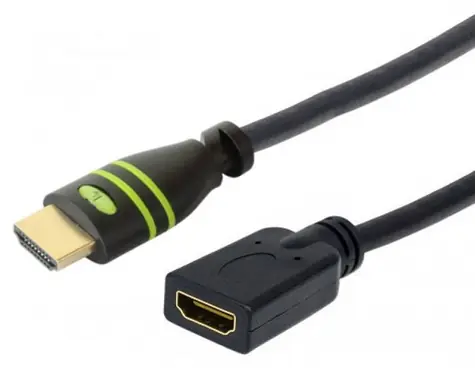 Techly ICOC-HDMI-4-EXT018 černá / Prodlužovací kabel HDMI / s Ethernetem / 4K 30 Hz / 1,8 m