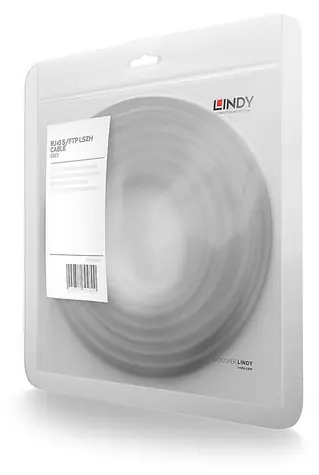 Lindy Cat7 šedá / Patch kabel / S/FTP / RJ-45 / 2 m / LSZH / 600 MHz