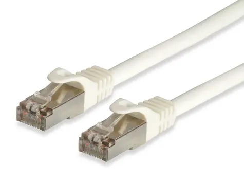 Equip bílá / Patch kabel / Cat6a / S/FTP / RJ45 / 7,5 m / LSZH