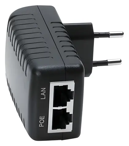 Auerswald ComFortel PoE-100 / PoE injektor / IEEE 802.3af / 10/100 Mbit/s