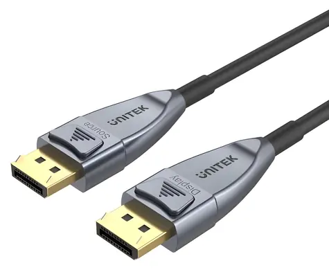 Unitek DisplayPort 1.4 AOC 15 m / Kabel / 8K 60Hz / FullHD 240Hz