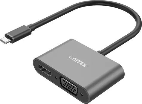 Unitek Adaptér USB-C na HDMI a VGA / Adaptér / 4K / FullHD