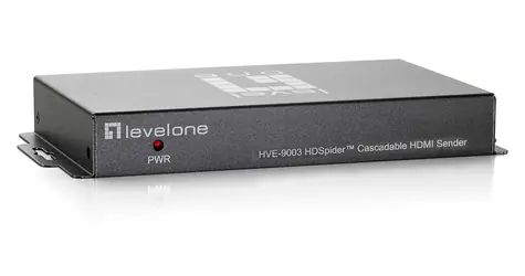 LevelOne HVE-9003 šedá / AV vysílač / HDMI 1.3c / Cat5, Cat5e, Cat6 / dosah 60 m / 1920 x 1080 px