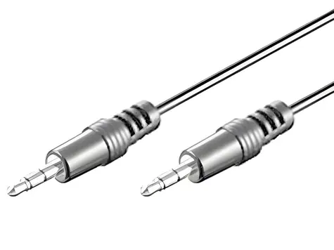 MediaRange / Audio kabel Jack 3,5 mm / 1 m / černý
