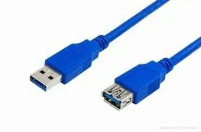 MediaRange USB-A (M) - USB-A (F) modrá / Prodlužovací kabel USB / USB 3.0 / 3 m