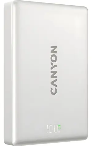 CANYON OnPower 511 šedá / Powerbanka / MagSafe / 10000 mAh / PD 20W / USB-C