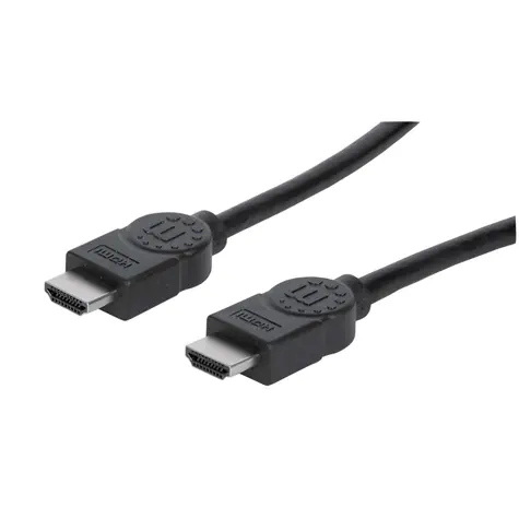 Manhattan HDMI kabel s Ethernetem černá / HDMI kabel / ARC / 3D / 2 m / 4K 30Hz