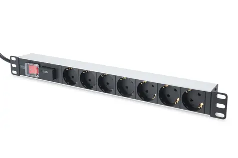 Digitus DN-95407 / Zásuvkový panel do racku 19