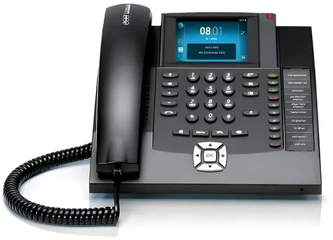 Auerswald COMfortel 1400 IP černá / IP telefon / dotykový TFT displej 3,5