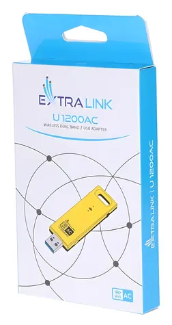 Extralink U1200AC / USB adaptér / AC1200 / Dual Band