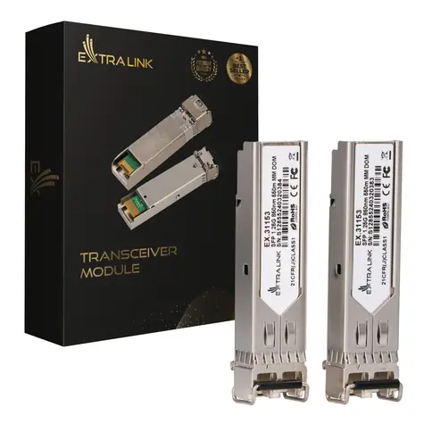 Extralink SFP 1.25G 2-pack / Optický modul / MM / 850nm / 550m / LC / DOM