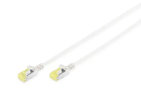 Digitus CAT 6A Slim šedá / Patch kabel / U/FTP / RJ45 / 500 MHz / 10 m