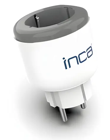 INCA IWA-283 bílá / Chytrá zásuvka / Wi-Fi / 16 A / Hlasové ovládání
