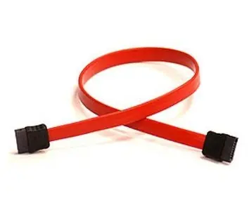 Supermicro Propojovací kabel SATA 7pin-7pin 35cm červený / SATA kabel / plochý / Pb-free