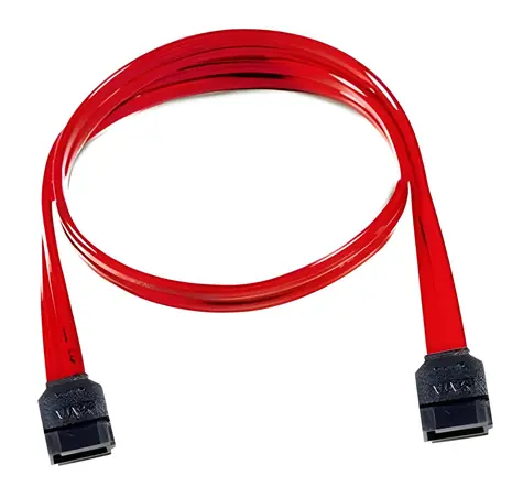 Supermicro SATA kabel přímý-přímý červený / Kabel / SATA / 0,6 m